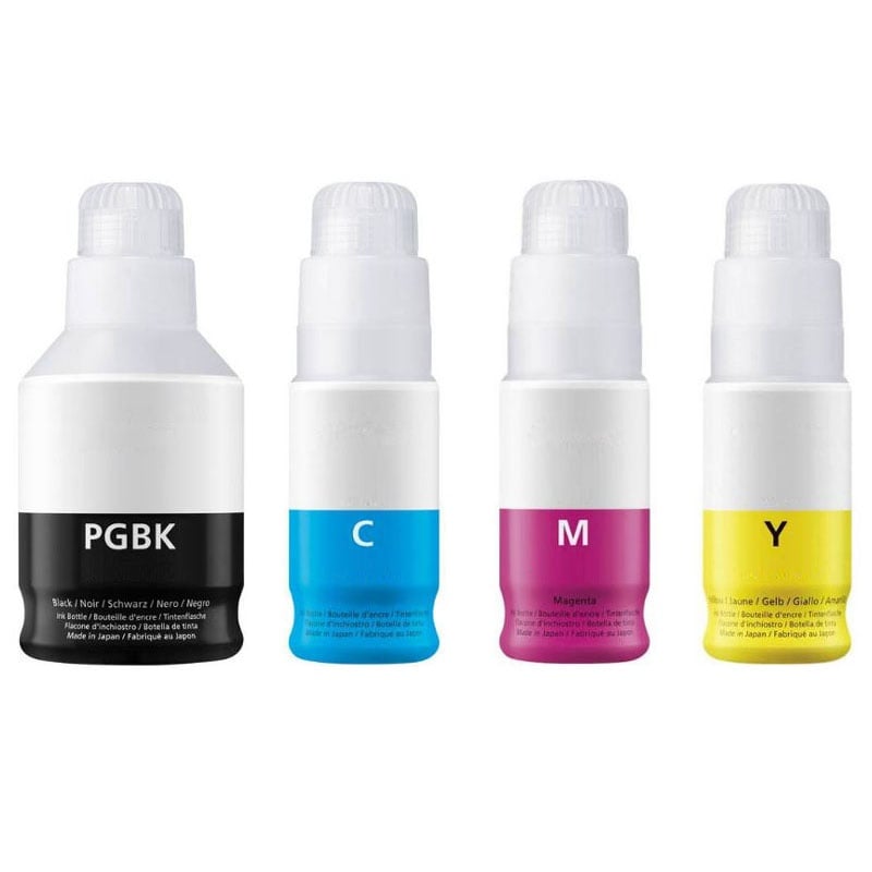 Compatible Canon GI-40 Full Set of Ink Bottles (Black/Cyan/Magenta/Yellow)